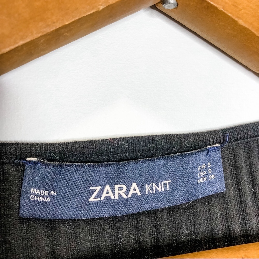 🦋🌙 ZARA | Fun and Flirty Black Going Out Top - Picture 7 of 7